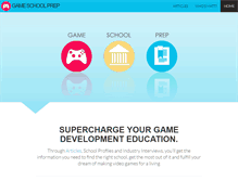 Tablet Screenshot of gameschoolprep.com